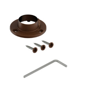 Classic R rozeta drążka do szafy fi 25 mm brąz struktura