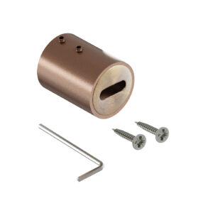 Smart R rozeta drążka do szafy fi 25 mm miedziany mat