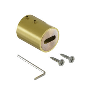 Smart R rozeta drążka do szafy fi 25 mm złoty mat