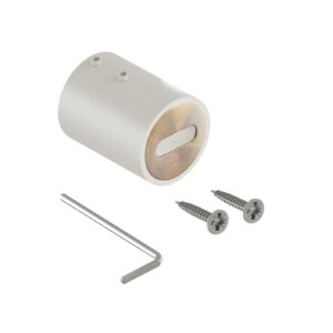 Smart R rozeta drążka do szafy fi 25 mm kaszmir struktura