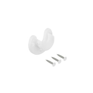 Ufo R rozeta drążka do szafy fi 25 mm biały mat