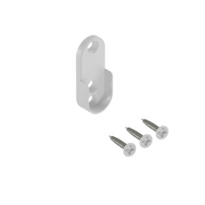 Nano U mocowanie drążka owalnego do szafy biały mat