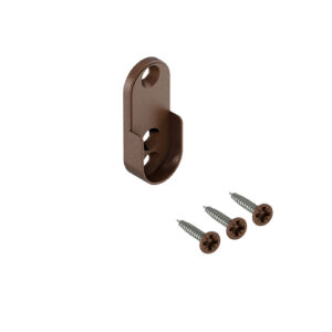 Nano U mocowanie drążka owalnego do szafy brąz struktura