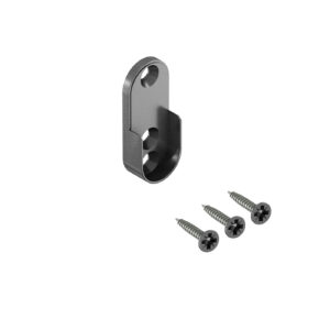 Nano U mocowanie drążka owalnego do szafy grafit