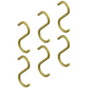 Haczyki fi 16mm złoty mat