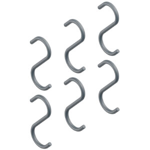 Haczyki fi 16mm antracyt struktura