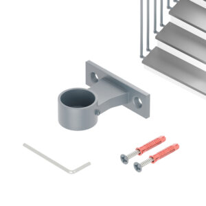 Uchwyt przelotowy boczny Harfa Bond K balustrady harfa fi 25 mm antracyt struktura