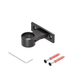 Uchwyt przelotowy boczny Harfa Bond P balustrady harfa fi 25 mm czarny mat