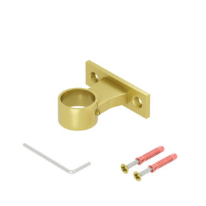 Uchwyt przelotowy boczny Harfa Bond P balustrady harfa fi 25 mm złoty mat