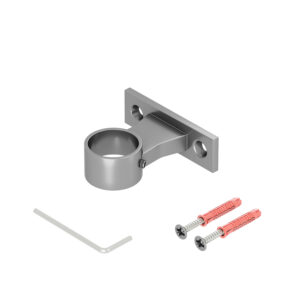 Uchwyt przelotowy boczny Harfa Bond P balustrady harfa fi 25 mm grafit