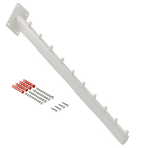 Bali wieszak naścienny skośny na ubrania owalny kaszmir struktura