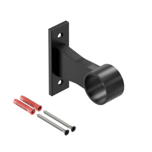 Porto P uchwyt przelotowy dystansowy do poręczy fi 25 mm czarny mat