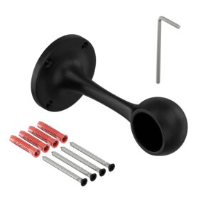 Nazare KP uchwyt końcowy prawy do poręczy fi 25mm czarny struktura