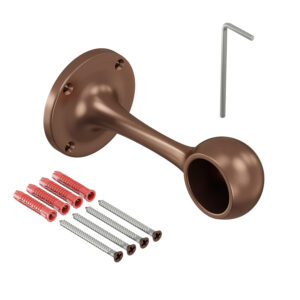 Nazare KP uchwyt końcowy prawy do poręczy fi 25mm miedziany mat