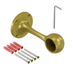 Nazare KP uchwyt końcowy prawy do poręczy fi 25mm złoty mat