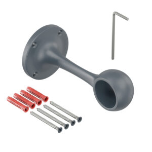 Nazare KP uchwyt końcowy prawy do poręczy fi 25mm antracyt struktura