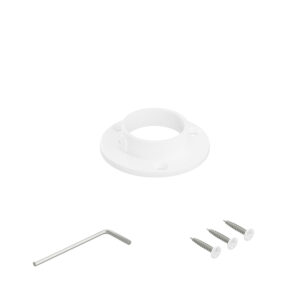 Strong I R rozeta drążka fi 32 mm biały mat