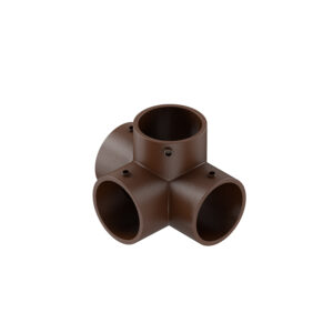 Swift III narożnik czterokierunkowy z blokadą fi 25 mm brąz struktura