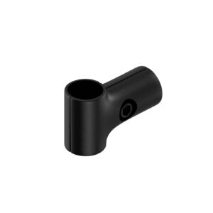 Elbe złącze jednoramienne fi 25 mm czarny struktura