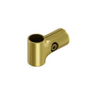 Elbe złącze jednoramienne fi 25 mm złoty mat