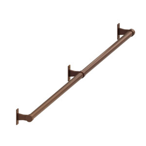 Porto poręcz schodowa balustrada fi 25 mm miedziany mat 148 cm