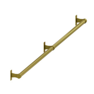 Porto poręcz schodowa balustrada fi 25 mm złoty mat 148 cm