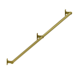 Porto poręcz schodowa balustrada fi 25 mm złoty mat 250 cm