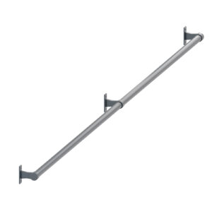 Porto poręcz schodowa balustrada fi 25 mm antracyt struktura 250 cm