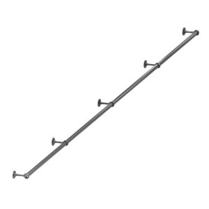 Nazare poręcz schodowa balustrada fi 25mm grafit 400 cm