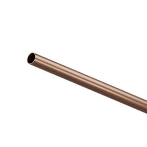 Drążek fi 16 mm x 1,2 mm do szafy reling miedziany mat 200 cm