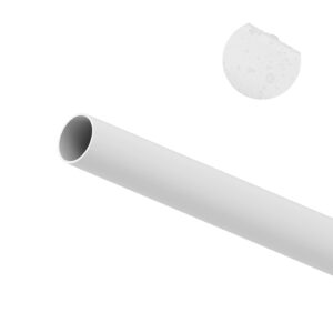 Drążek Ocynk fi 25 mm x 1,5 mm biały mat 148cm