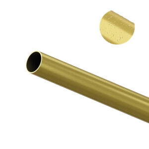 Drążek Ocynk fi 25 mm x 1,5 mm złoty mat 148cm