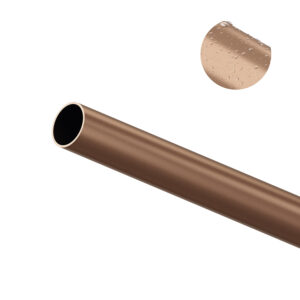 Drążek Ocynk fi 25 mm x 1,5 mm miedziany mat 400cm