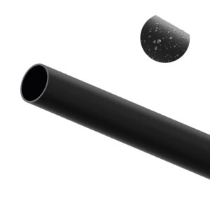 Drążek Ocynk fi 32 mm x 1,5 mm czarny struktura 148cm