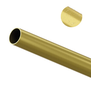 Drążek Ocynk fi 32 mm x 1,5 mm złoty mat 148cm