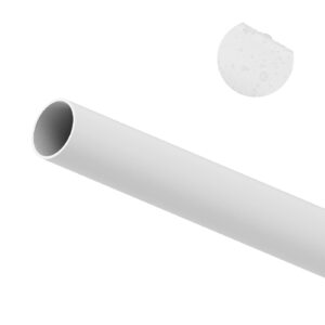 Drążek Ocynk fi 32 mm x 1,5 mm biały mat 200cm