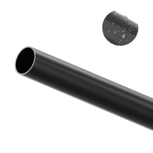 Drążek Ocynk fi 32 mm x 1,5 mm czarny mat 200cm