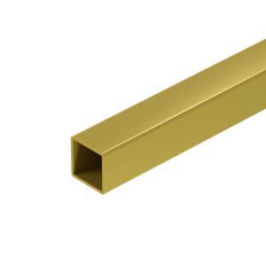 Profil stalowy 25x25x1,5 mm złoty mat 100 cm