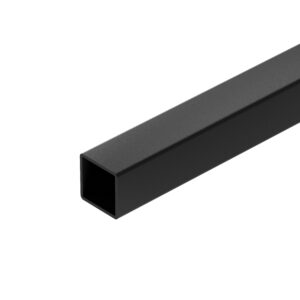 Profil stalowy 25x25x1,5 mm czarny struktura 200 cm