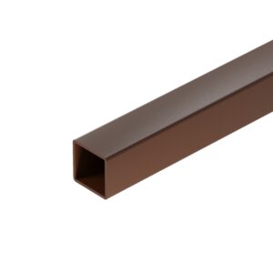 Profil stalowy 25x25x1,5 mm brąz struktura 200 cm