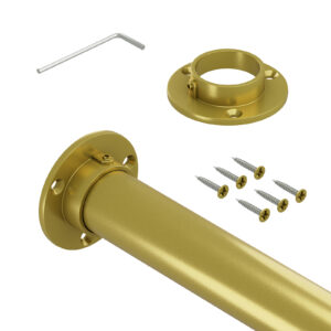 Strong I drążek do szafy fi 32 mm złoty mat 148 cm
