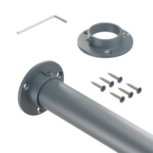 Strong I drążek do szafy fi 32 mm antracyt struktura 200 cm