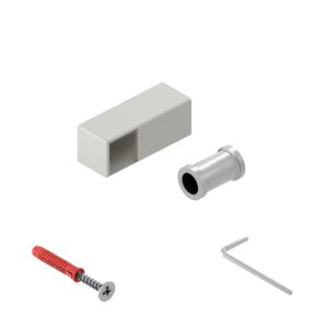 Faro KL uchwyt poręczy lewy końcowy 25x25 mm kaszmir struktura 25 cm