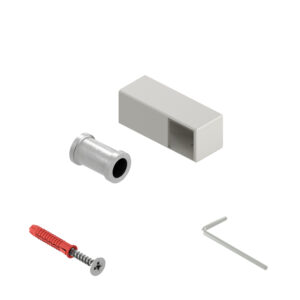 Faro KP uchwyt poręczy prawy końcowy 25x25 mm kaszmir struktura 25 cm