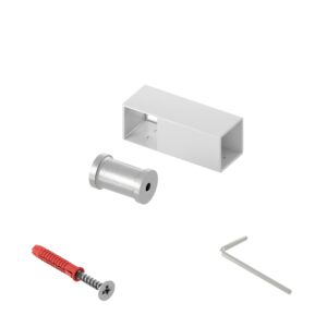 Faro P uchwyt poręczy przelotowy 25x25 mm biały mat 25 cm