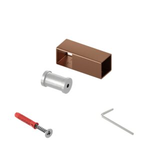 Faro P uchwyt poręczy przelotowy 25x25 mm miedziany mat 25 cm