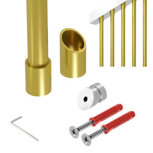 Harfa Nexo balustrada skośna 32° fi 25 mm złoty mat 200 cm