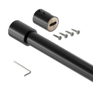 Smart XL drążek do szafy fi 32 mm czarny mat 148 cm
