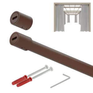 Taras Smart 32 drążek stalowy fi 32 mm brąz struktura 295 cm