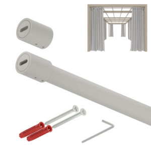Taras Smart 32 drążek stalowy fi 32 mm kaszmir struktura 295 cm
